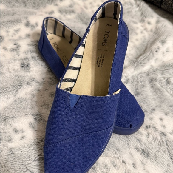 Toms Shoes - TOMS Women's Deep Blue Canvas Flats